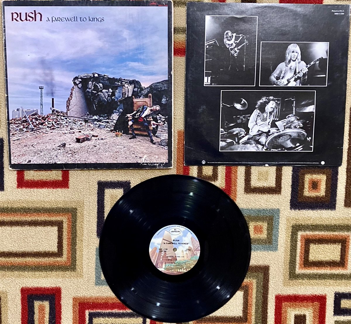 1023WBAB's tweet photo. Today in 1977 @RushTheBand release their album #AFarewellToKings What are your favorite songs off the album? - @JoeRockWBAB #Rock #ClassicRock #ProgRock #Rush #RushTheBand #RushBand #Vinyl #RockOnRock #TodayInRock #WBAB https://t.co/XcN4VAxkeO