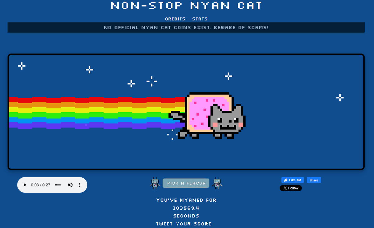p3trTW's tweet photo. @NyanCat and ill keep going. https://t.co/LjgzMQZFPL