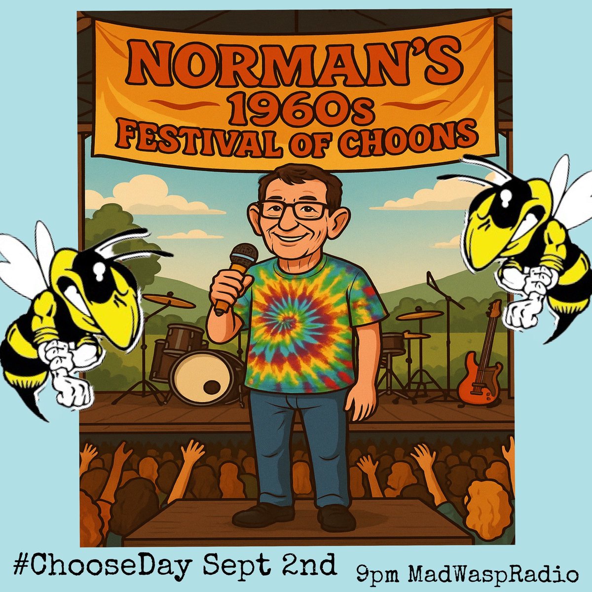 DJ Andy Craik (@andycraik) on Twitter photo Radio listeners old & new.
My dad Norman is in late stages of #Dementia & #SayBloodCancer
So he’s ticking off a wish by becoming chief programmer of ChooseTheChoons on <a href="/MadWaspRadioMWR/">MadWaspRadioMWR</a> tomorrow (2nd Sept) at 9pm (I’m hosting!)
PLEASE share, listen & chat using #ChooseDay Radio listeners old & new.
My dad Norman is in late stages of #Dementia & #SayBloodCancer
So he’s ticking off a wish by becoming chief programmer of ChooseTheChoons on <a href="/MadWaspRadioMWR/">MadWaspRadioMWR</a> tomorrow (2nd Sept) at 9pm (I’m hosting!)
PLEASE share, listen & chat using #ChooseDay