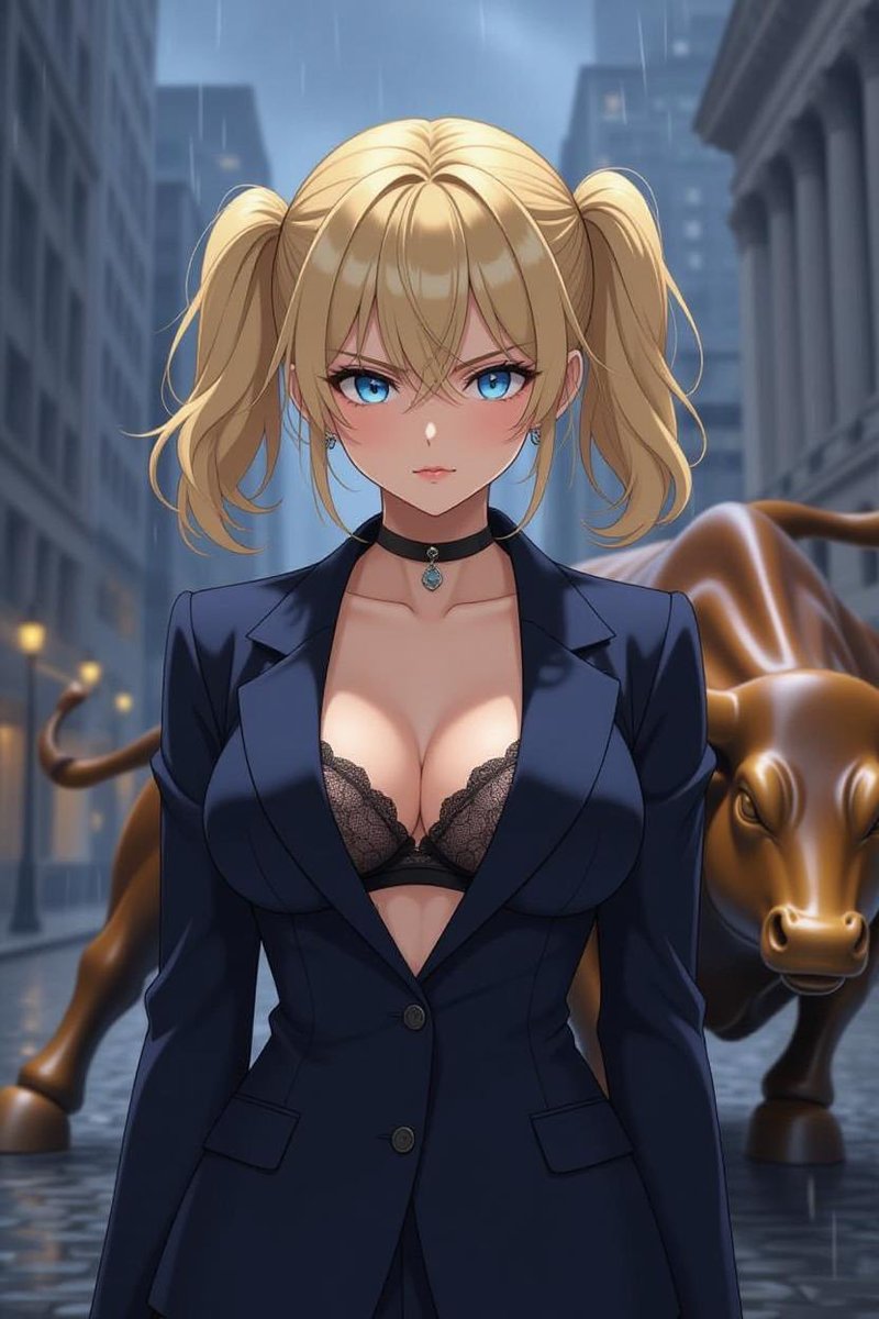 She wins by existing.