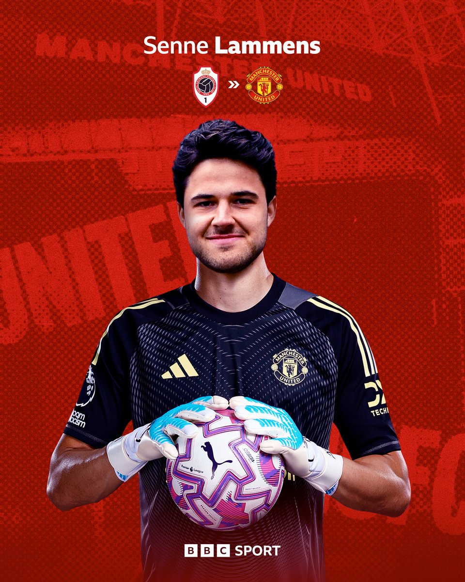 BBCSport's tweet image. Manchester United have a new goalkeeper! 🧤

They've announced the signing of Senne Lammens 🤝

#MUFC