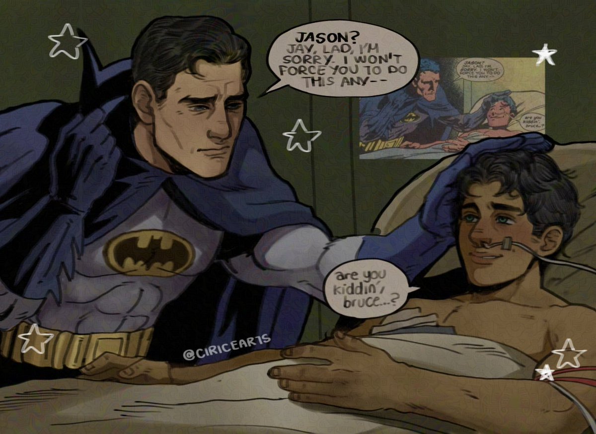 i’m all emotional now #brucewayne #jasontodd