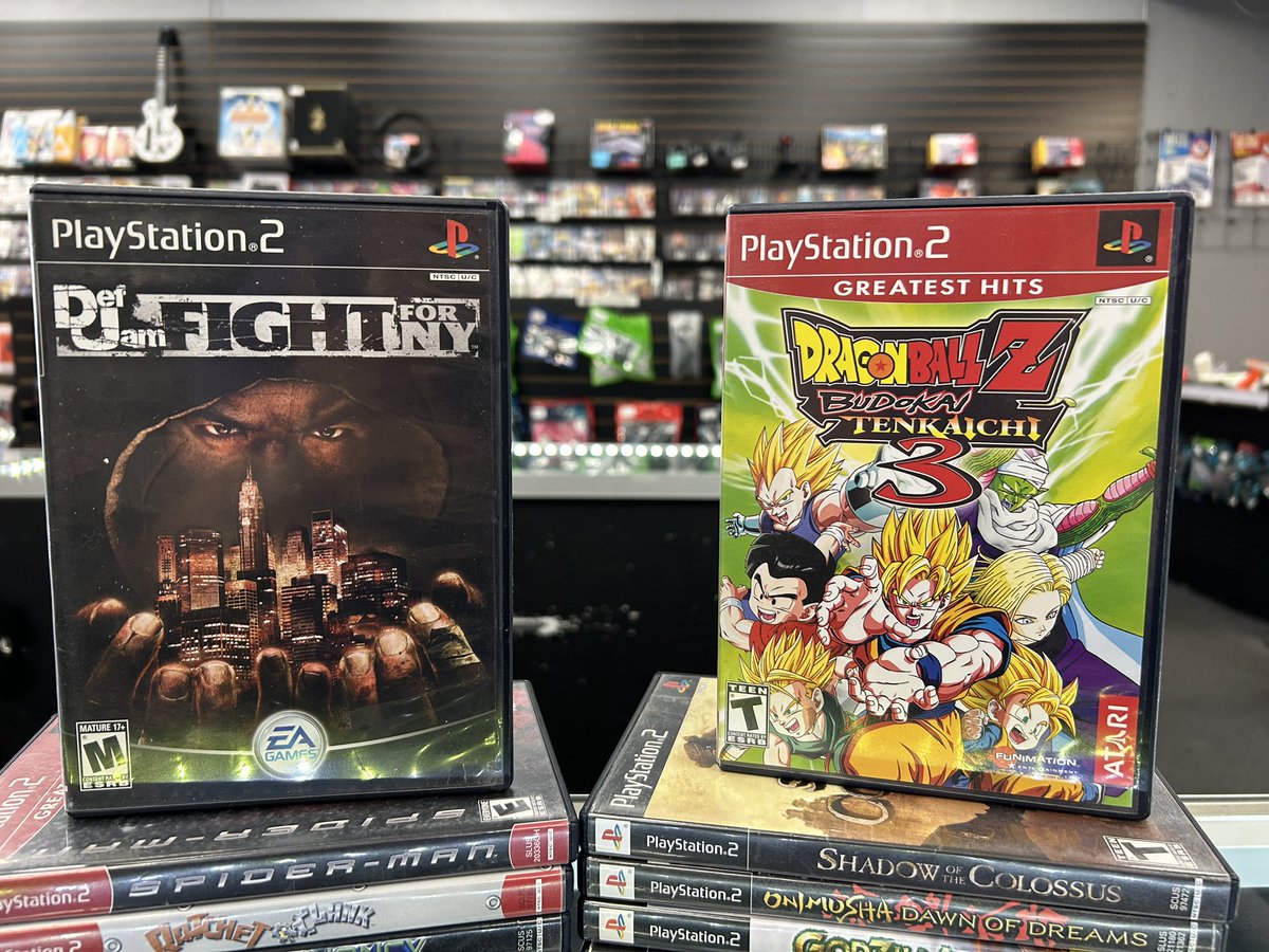 BlueShellGaming's tweet image. 🔥 PS2 HEAT 🔥

BSG Bullard just got in some fan favorites, including Def Jam, DBZ Budokai Tenkaichi 3, The Warriors, Street, and MORE!