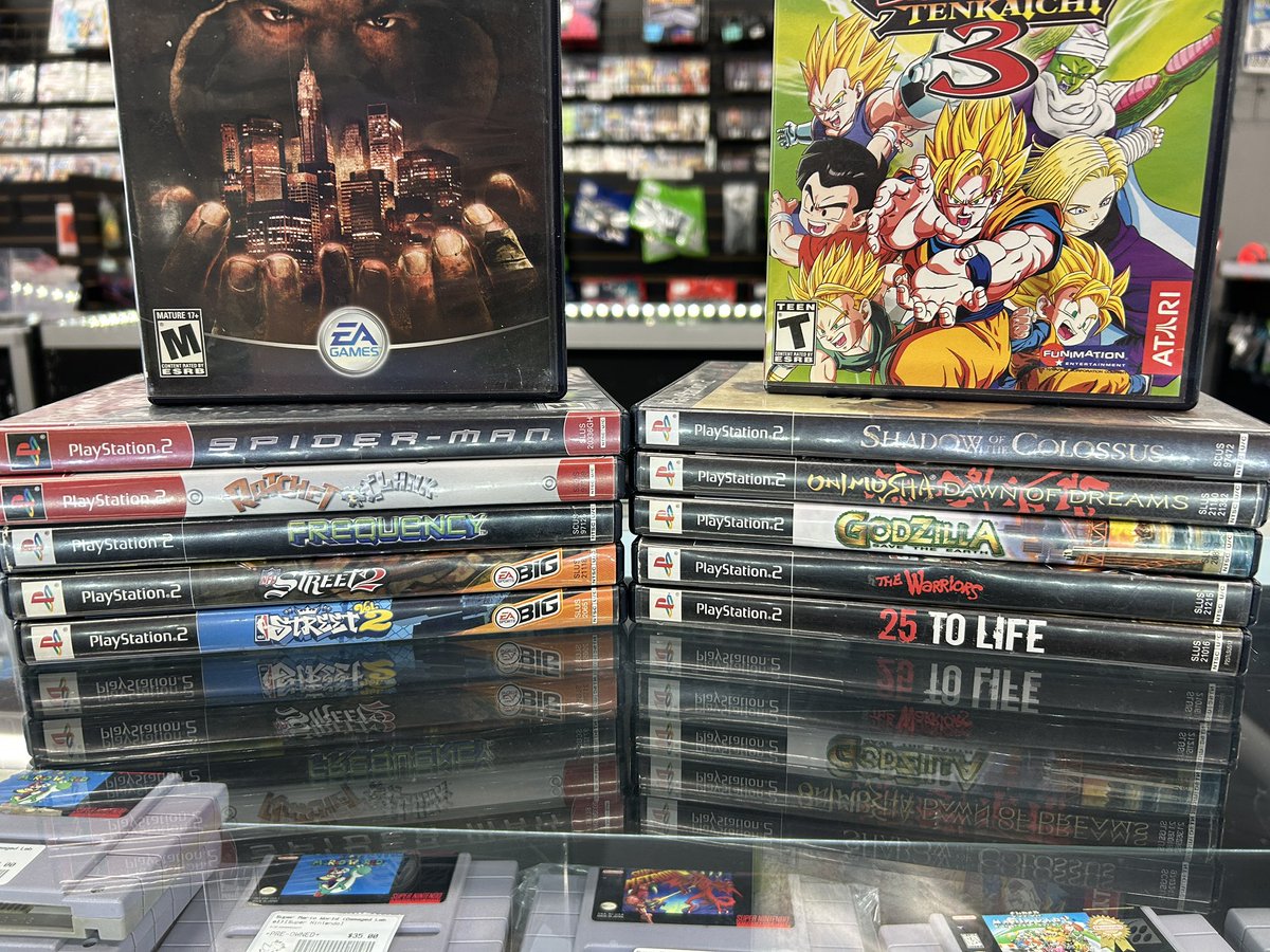 BlueShellGaming's tweet image. 🔥 PS2 HEAT 🔥

BSG Bullard just got in some fan favorites, including Def Jam, DBZ Budokai Tenkaichi 3, The Warriors, Street, and MORE!