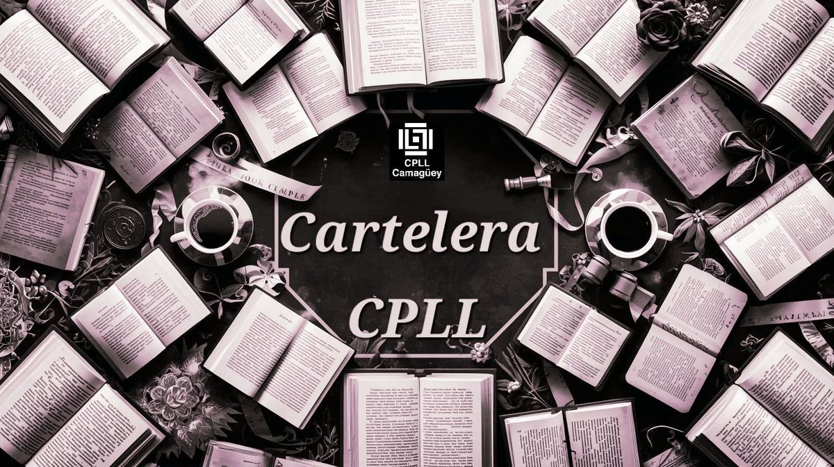 CPLL Camagüey (@librocamaguey) on Twitter photo CARTELERA CULTURAL DEL CENTRO DEL LIBRO EN #CAMAGÜEY 📖
t.me/librocamaguey1…
#LeerEsCrecer #CubaEsCultura CARTELERA CULTURAL DEL CENTRO DEL LIBRO EN #CAMAGÜEY 📖
t.me/librocamaguey1…
#LeerEsCrecer #CubaEsCultura