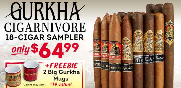 Summer’s heating up, and so is this deal: the Gurkha Cigarnivore 18-Cigar Sampler is just $64.99—87% off! 🔥 Featuring Gurkha’s finest blends in bold, slow-burning sizes. Beauty, Beast, Titan, and more. Offer ends September 2nd at 11:59pm ET!
bit.ly/3Rl5W7Z