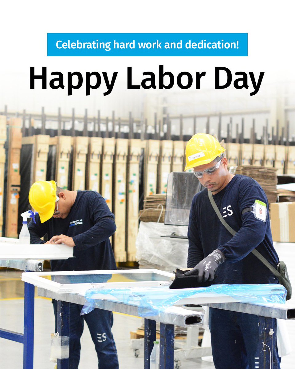 Today, we celebrate the people that make it possible, those that are building our future every day. 

Happy Labor Day from all of us at Tecnoglass!

#LaborDay #Tecnoglass