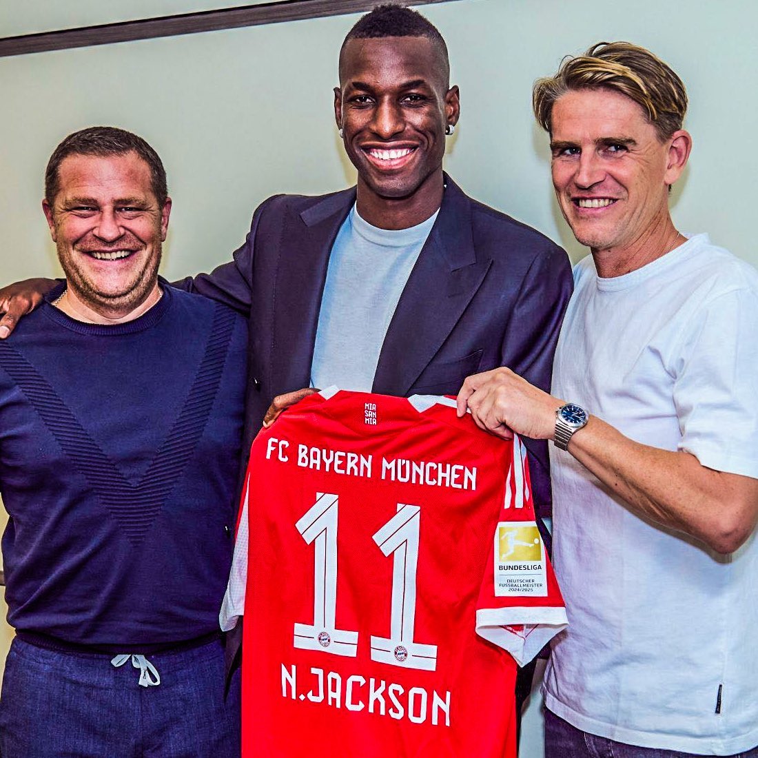 EuroFoot (@eurofootcom) on Twitter photo 🚨🇸🇳 𝐎𝐅𝐅𝐈𝐂𝐈𝐀𝐋 | Bayern Munich sign Nicolas Jackson (24) from Chelsea! 🔴⚪️
Loan fee of €16.4m + obligation to buy based on appearances made for €65m, reports <a href="/SkySportsNews/">Sky Sports News</a>. 💰 🚨🇸🇳 𝐎𝐅𝐅𝐈𝐂𝐈𝐀𝐋 | Bayern Munich sign Nicolas Jackson (24) from Chelsea! 🔴⚪️
Loan fee of €16.4m + obligation to buy based on appearances made for €65m, reports <a href="/SkySportsNews/">Sky Sports News</a>. 💰