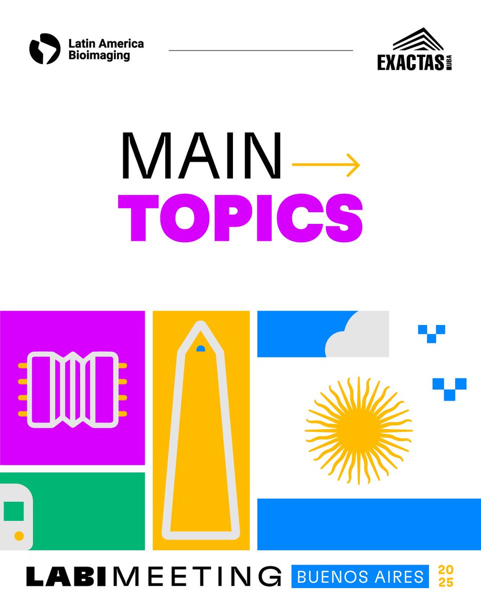 🌟 LABI Meeting 2025 is coming!
📍 Buenos Aires | November 10–12, 2025
This year we’ll explore important topics for shaping the future of bioimaging in Latin America: