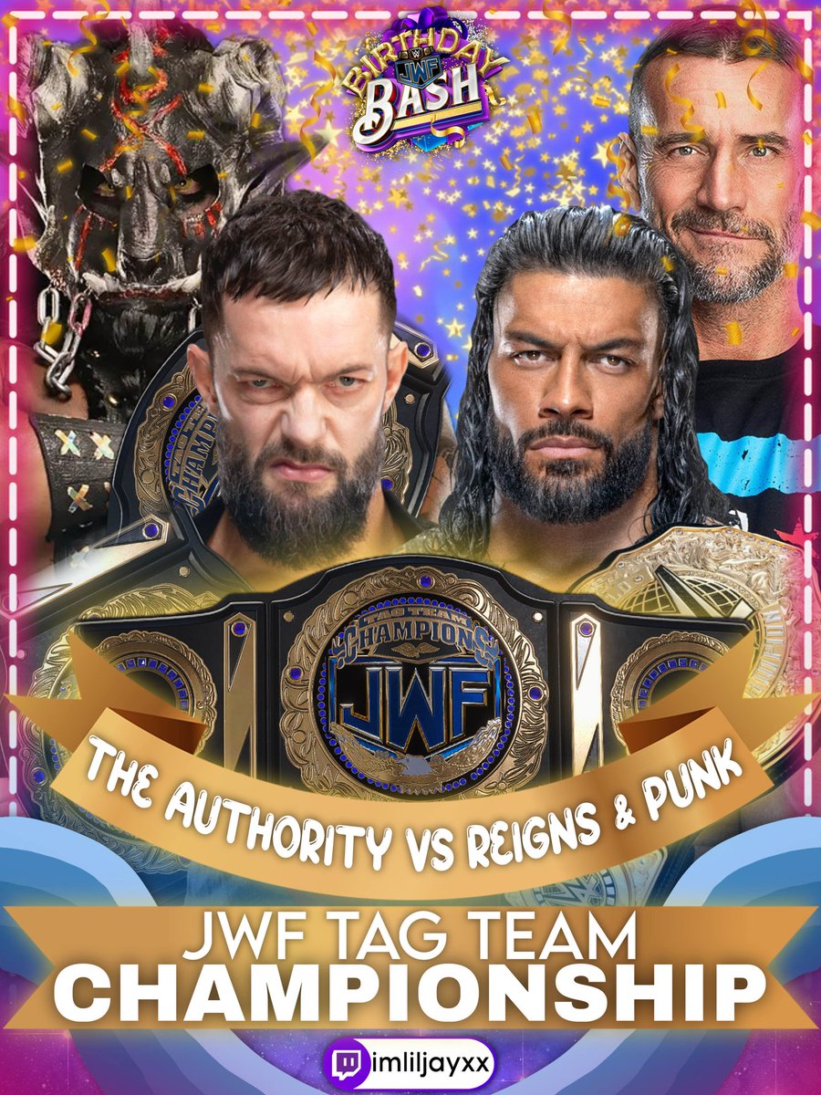 After a heated feud that dates back to long ago, <a href="/thfcfresc/">James fre</a> and <a href="/thekingofcbtwt/">Kingoftwt ⭕️SAW A7X & SOAD</a> have made their alliance known.

Together, The OTCM-Punks will go after The Authority's <a href="/appleonfiree/">apple 💜</a> and <a href="/10k_Terio/">𝕿𝖊𝖗𝖎𝖔🎱</a> in an attempt to capture the JWF tag team titles at Birthday Bash.