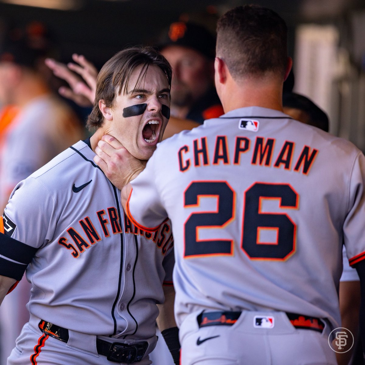 Chill, lowkey dugout celly