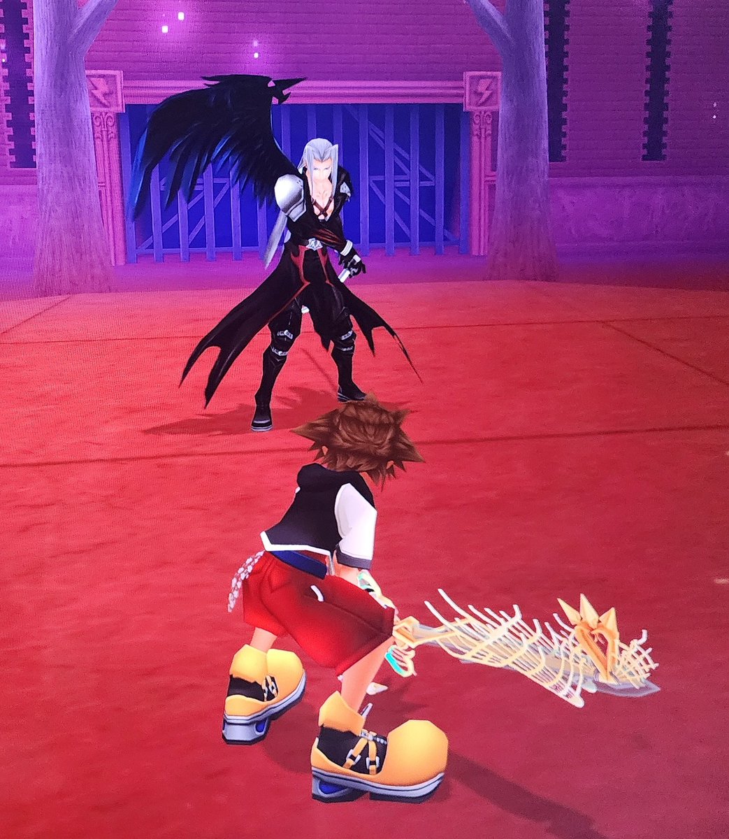 MatchaMixx's tweet photo. It's time to take on Sepiroth!🫡 Hardest boss in the game for most, already farmed the Ultima keyblade and doing so leveled up. I'll also be reading the Ansem Reports for fun and lore.🤓 #kingdomhearts #proudmode #ps5 #sephiroth #finalfantasy #newstreamer #twitch #twitchstreamer https://t.co/4hxbz1xXcP