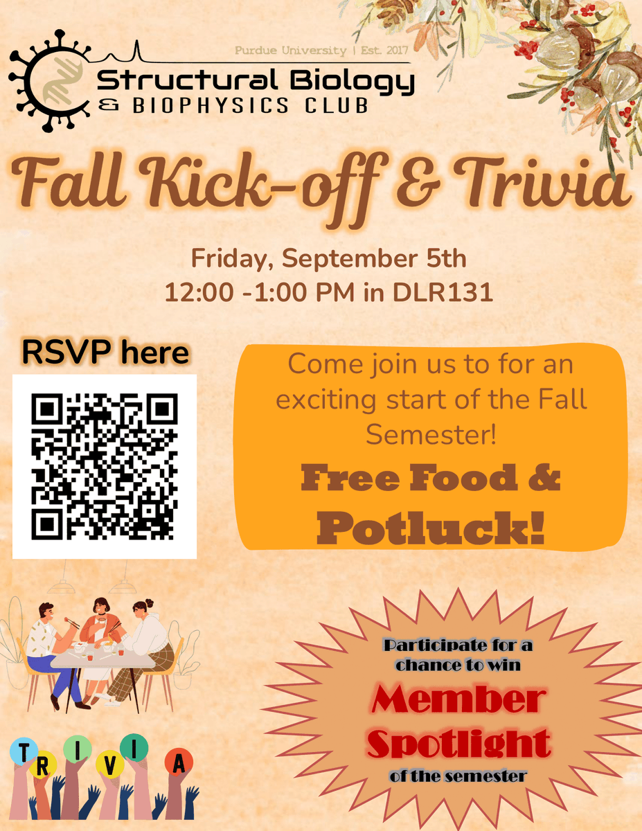 Purdue Structural Biology and Biophysics Club tweet media