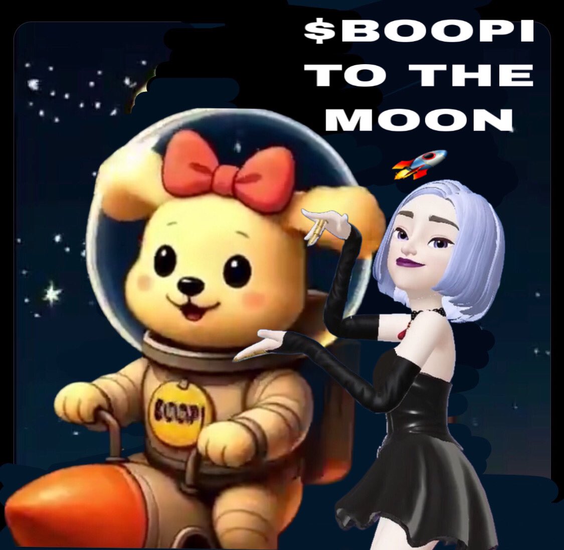 Special shout out to <a href="/AlphadogETH/">AlphaDog</a> 
I am ready for the ride !!
Thank you 🙏 

$BOOPIE Higher