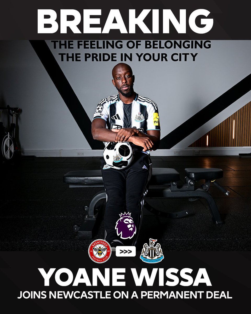 Yoane Wissa is officially a <a href="/NUFC/">Newcastle United</a> player ✍️