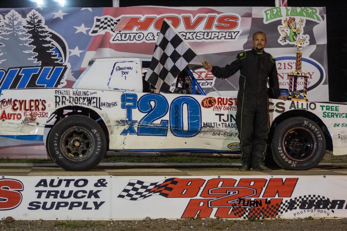 Congrats to William Baker Jr on his 3rd <a href="/TriCityRaceway/">Tri-City Raceway</a> win of the season worth $1000 &amp; 5th overall in <a href="/HovisAutoSupply/">Hovis Auto Supply</a> RUSH Stock Car Weekly Series action