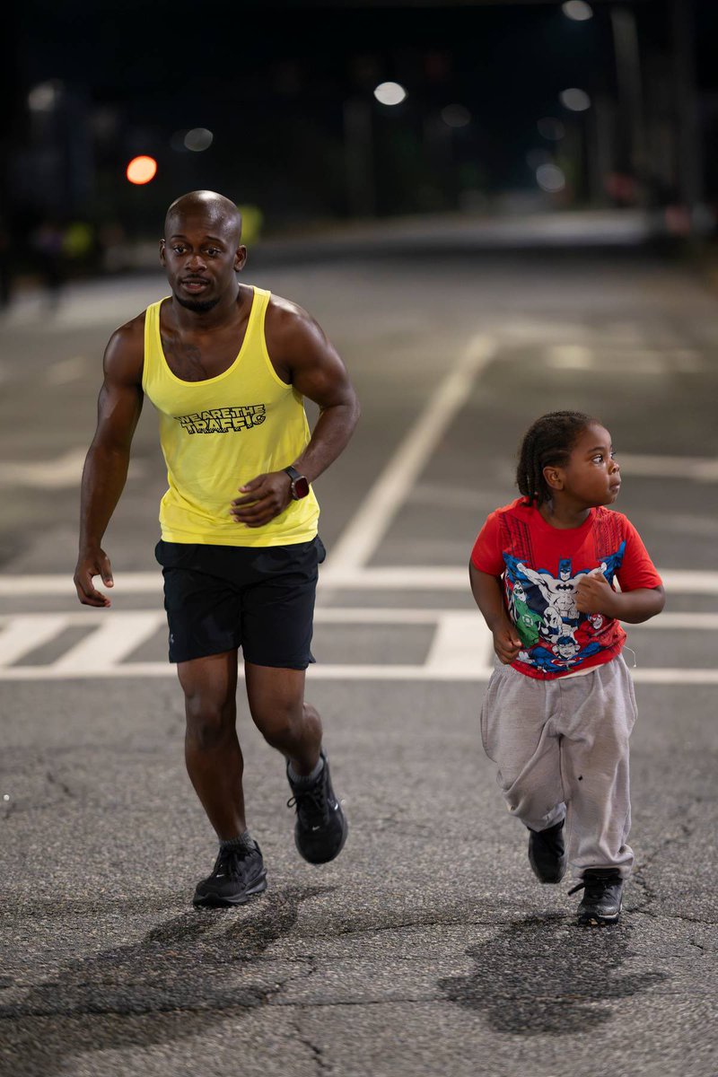 During our 5AM community run/walk, a little boy ran ahead of his mom. Nobody panicked. He was surrounded with love, ran with us, and finished strong.

That’s what community looks like. That’s what Albany is building. 🖤❤️

#WeAreTheTraffic