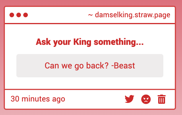 The Damsel King tweet media