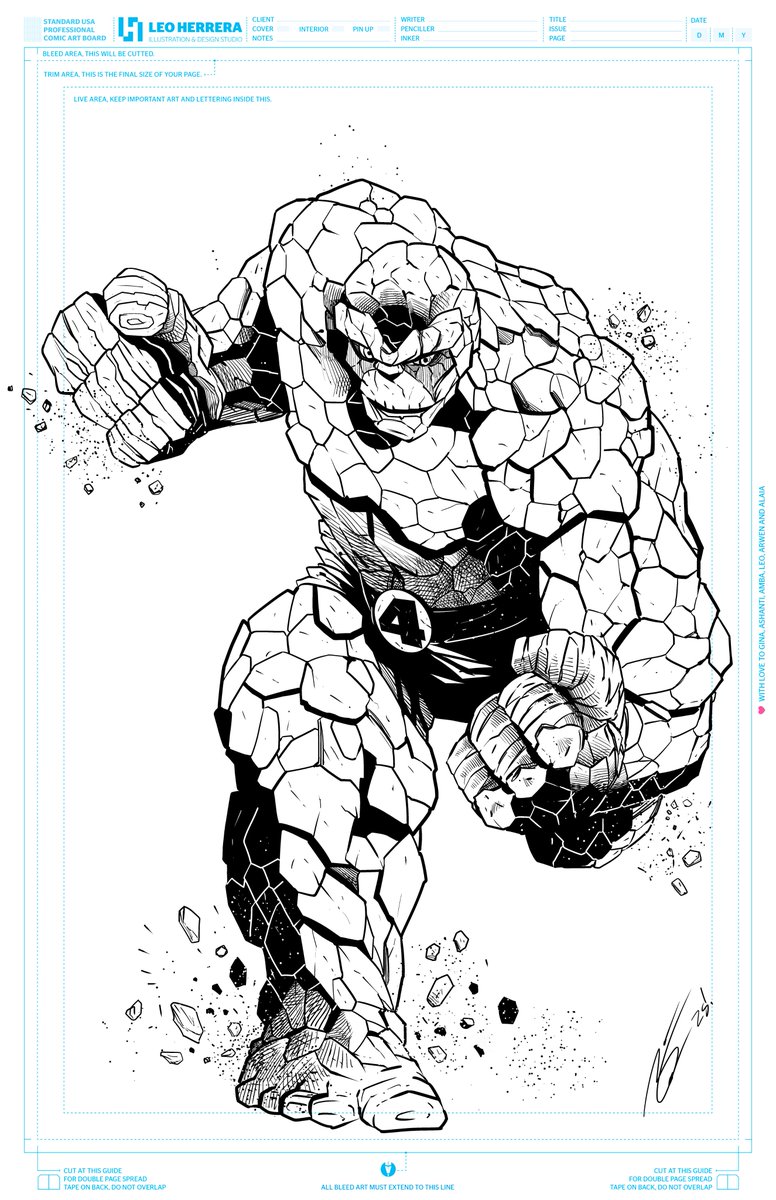 leoherreraart's tweet photo. Tintas listas, ahora a dibujar los tres fantásticos restantes...

#LeoHerreraArt #ink #digitalinking #pencilart #digitalart #TheThing #draw #drawing #dibujo #ilustracion #marvel #marvelcomics #hero #clipstudiopaintex #art #arte #ilustracion #sketch #boceto https://t.co/11KduysPhH