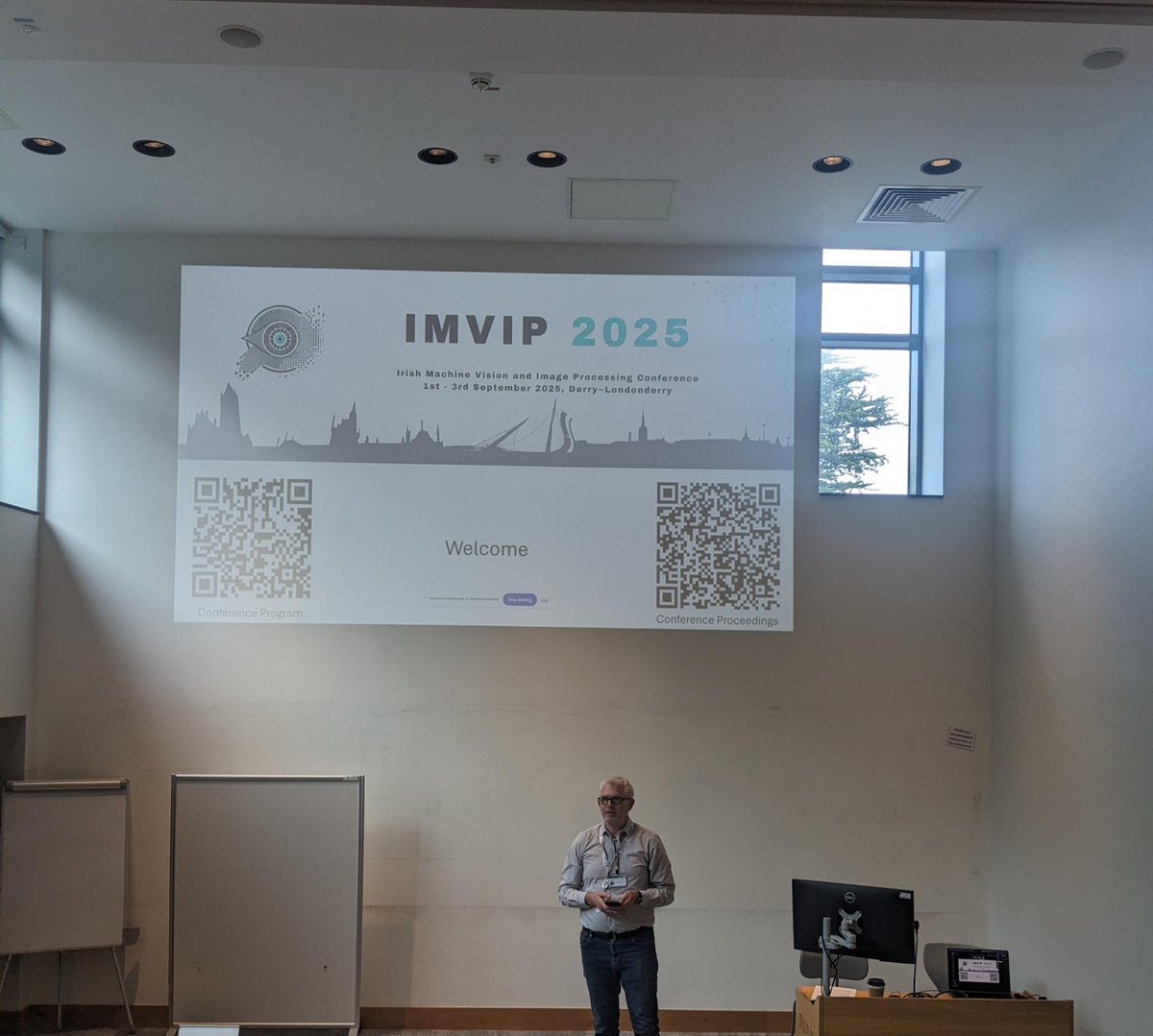 And we are off! #IMVIP2025 has started with a fascinating keynote by <a href="/CFermuller/">Cornelia Fermuller</a> on the cross-over of AI in music. <a href="/UlsterCompEng/">Ulster Uni SCEIS</a> <a href="/iprcs/">IPRCS</a>