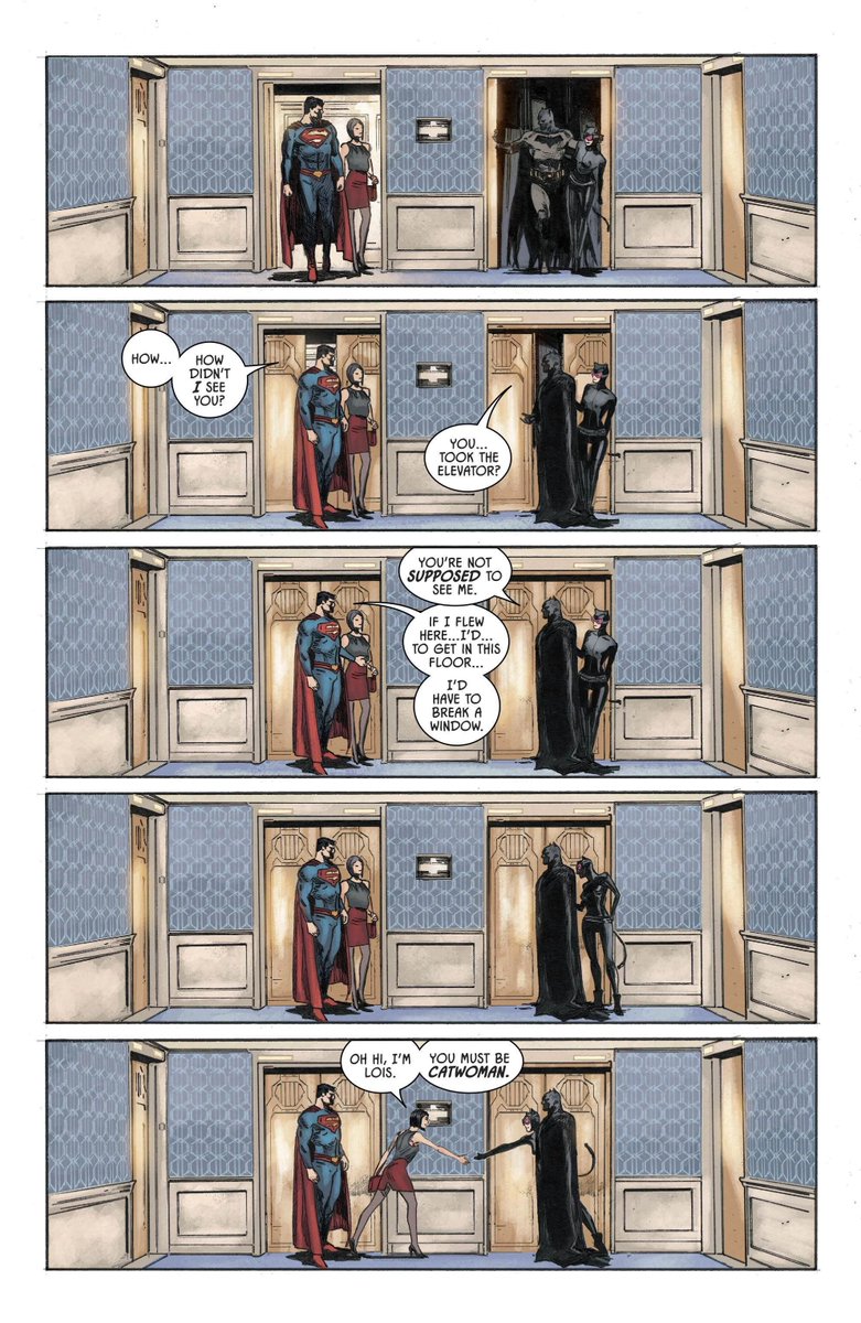 It's funny because they praised each other to their girlfriends in this issue too, but had to lock in for a second