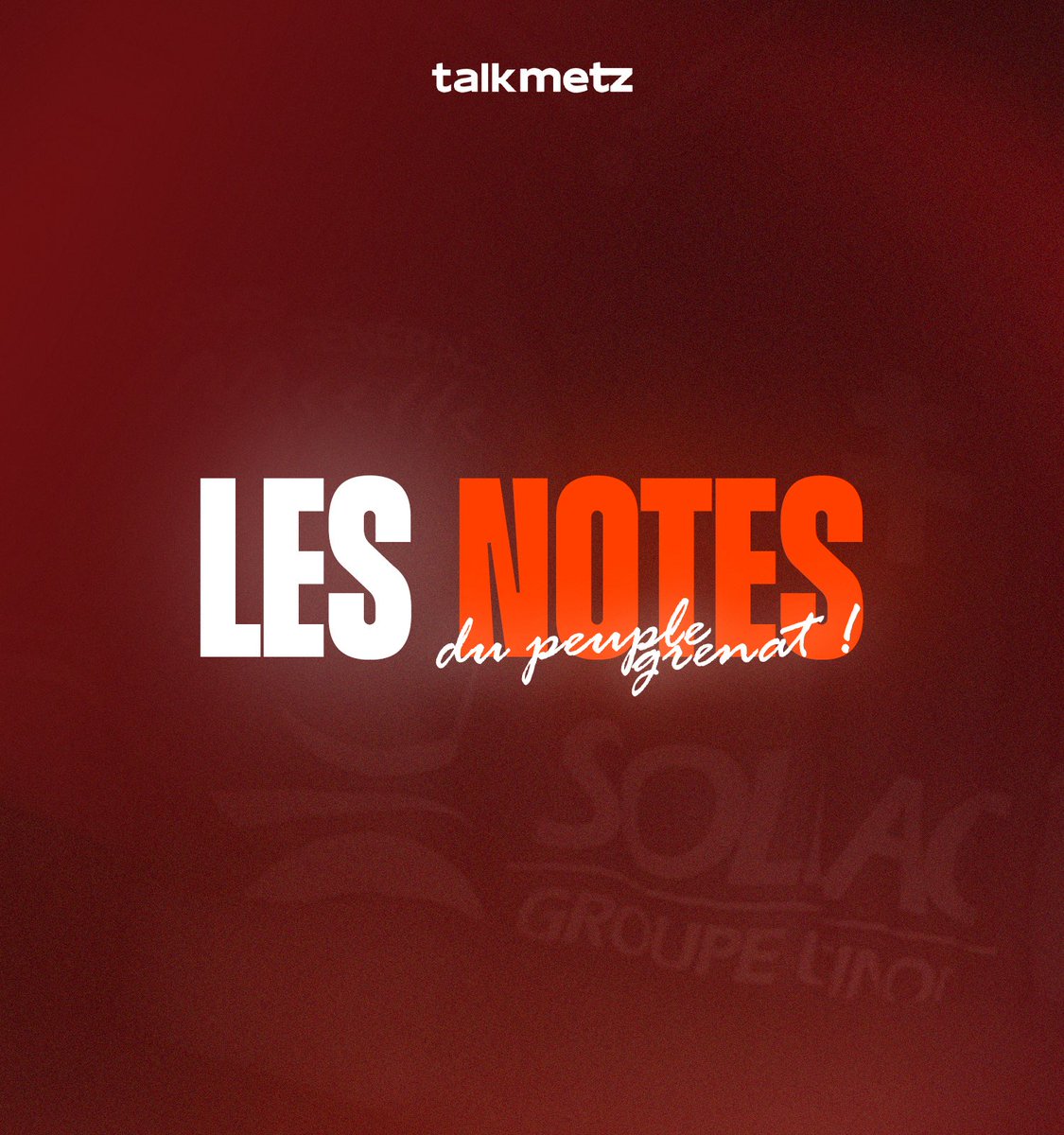 talkmetz's tweet photo. 🔟 Les notes du Peuple Grenat ! #PFCFCM
— Jonathan Fischer : 5
— Koffi Kouao : 5
— Sadibou Sané : 4
— Jean-Phillipe Gbamin : 6
— Terry Yegbe : 5
— Giorgi Tsitaishvili : 5
— Boubacar Traoré : 6 ⭐️
— Gauthier Hein : 5
— Benjamin Stambouli : 5
— Giorgi Abuashvili : 4
— Ibou Sane : 2
— Idrissa Gueye : 2
— Morgan Bokele : 4
— Stéphane Le Mignan : 3
Note de la prestation : 5