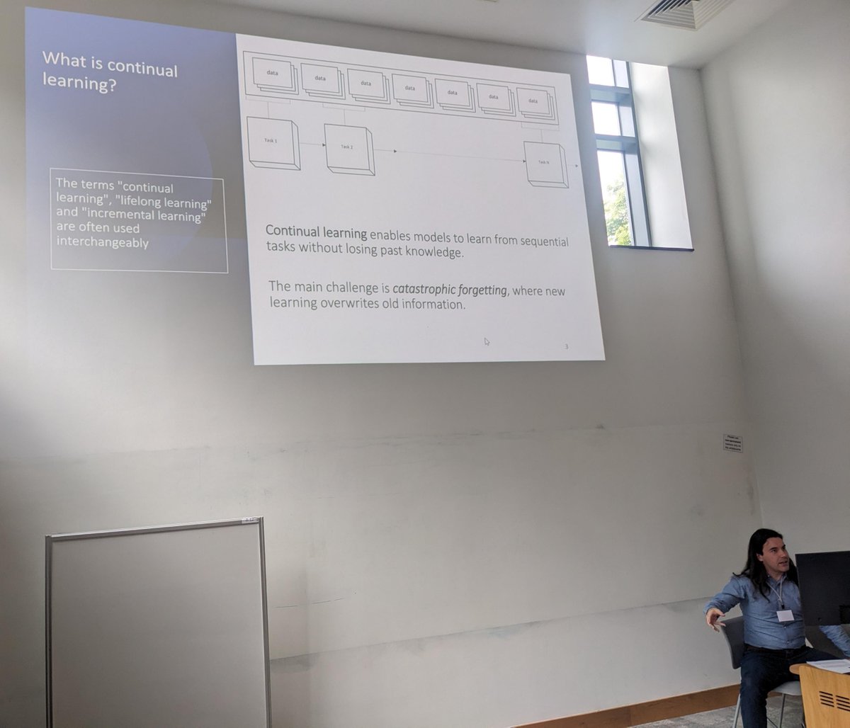 The first oral session of #imvip2025 is on Machine Learning Techniques &amp; Applications. We had two insightful talks on SOTA FMO detection models and continual learning