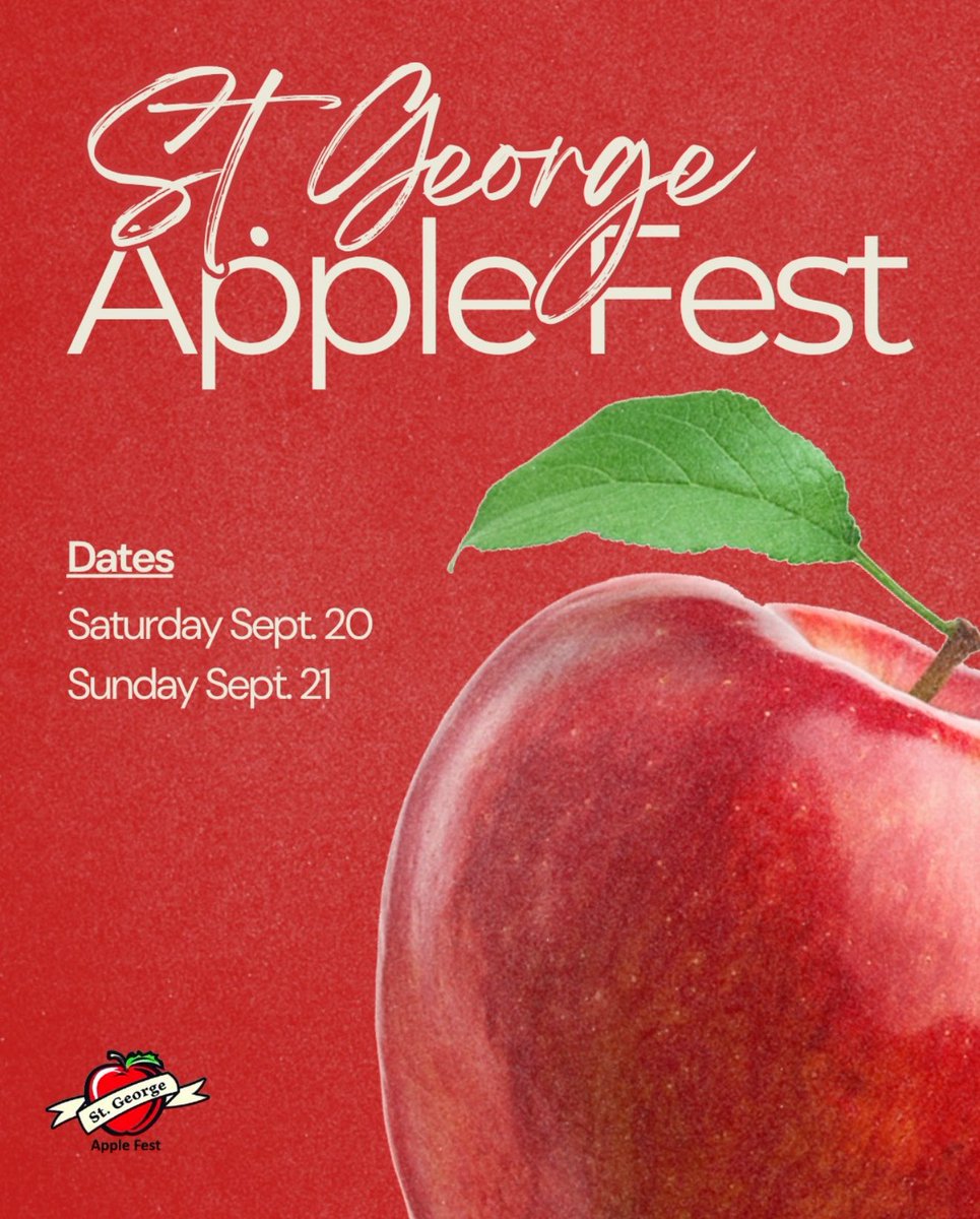 The countdown is on for St. George Apple Fest!
With 170+ amazing vendors, live music, and mouthwatering eats from food trucks, there’s truly something for everyone. 
Come out and celebrate with us right here in the County of Brant—it’s the place to be this fall!