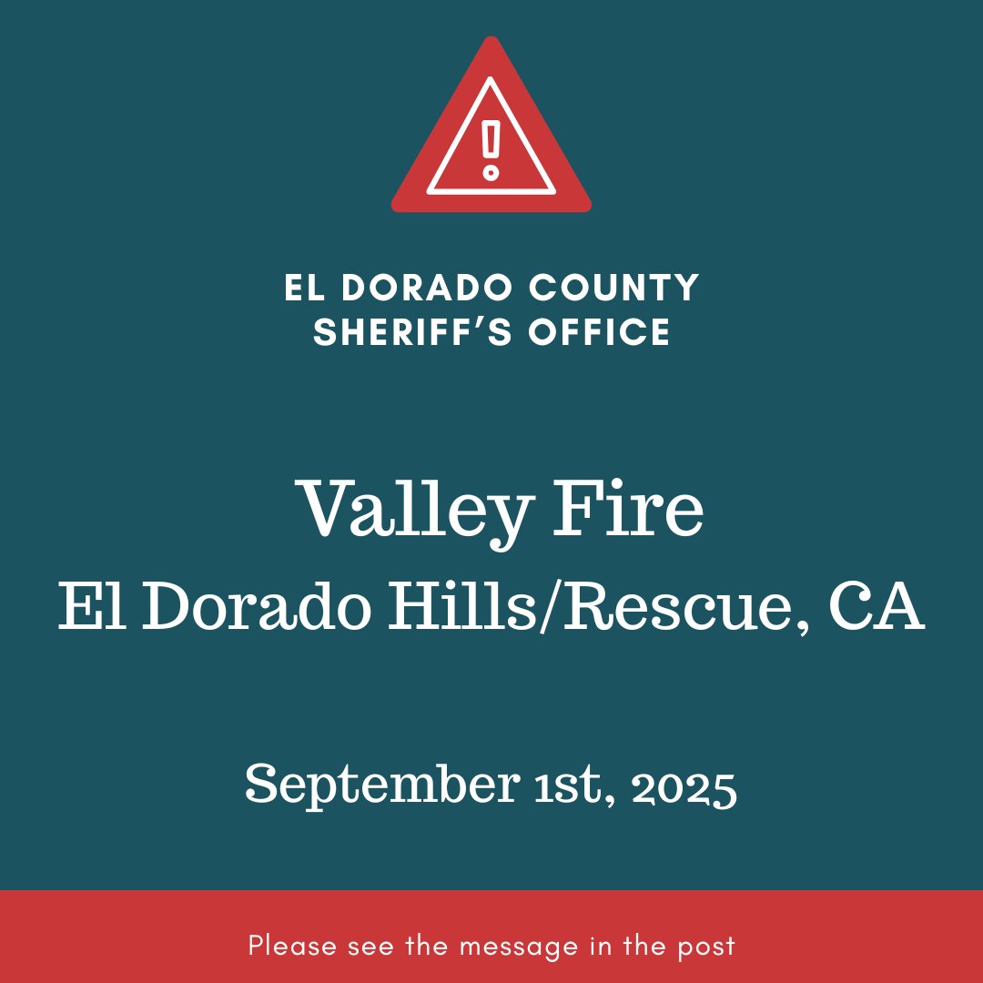 There is a temporary evacuation point located at the Placerville Library, 345 Fair Lane in Placerville.
Please drive safely, there are emergency responders in the area. As this incident progresses, information will be updated.

For more information go to perimetermap.com