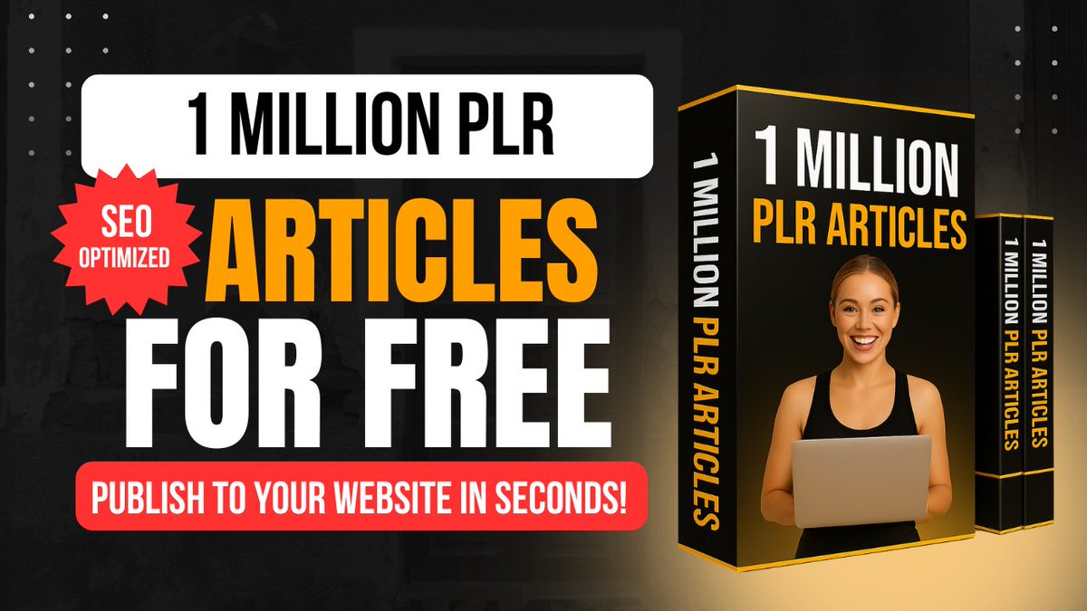 JustDreamItMedi's tweet image. 🚀 Get 1 MILLION PLR Articles For Free! Publish SEO-optimized content to your WordPress blog in seconds. 👉 wpautoblogging.com/wordpress-auto…
#PLRArticles #FreePLR #WordPressAutoblogging #BloggingTips