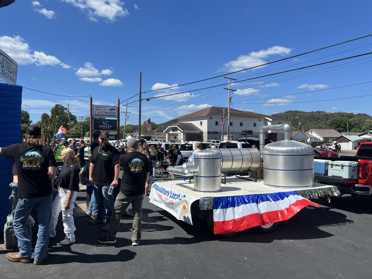 Paden City Labor Day Parade today – Marshall-Wetzel-Tyler, AFL-CIO, a participant. 🇺🇸 #wvpol #unionstrong #BetterInAUnion #LaborDay2025