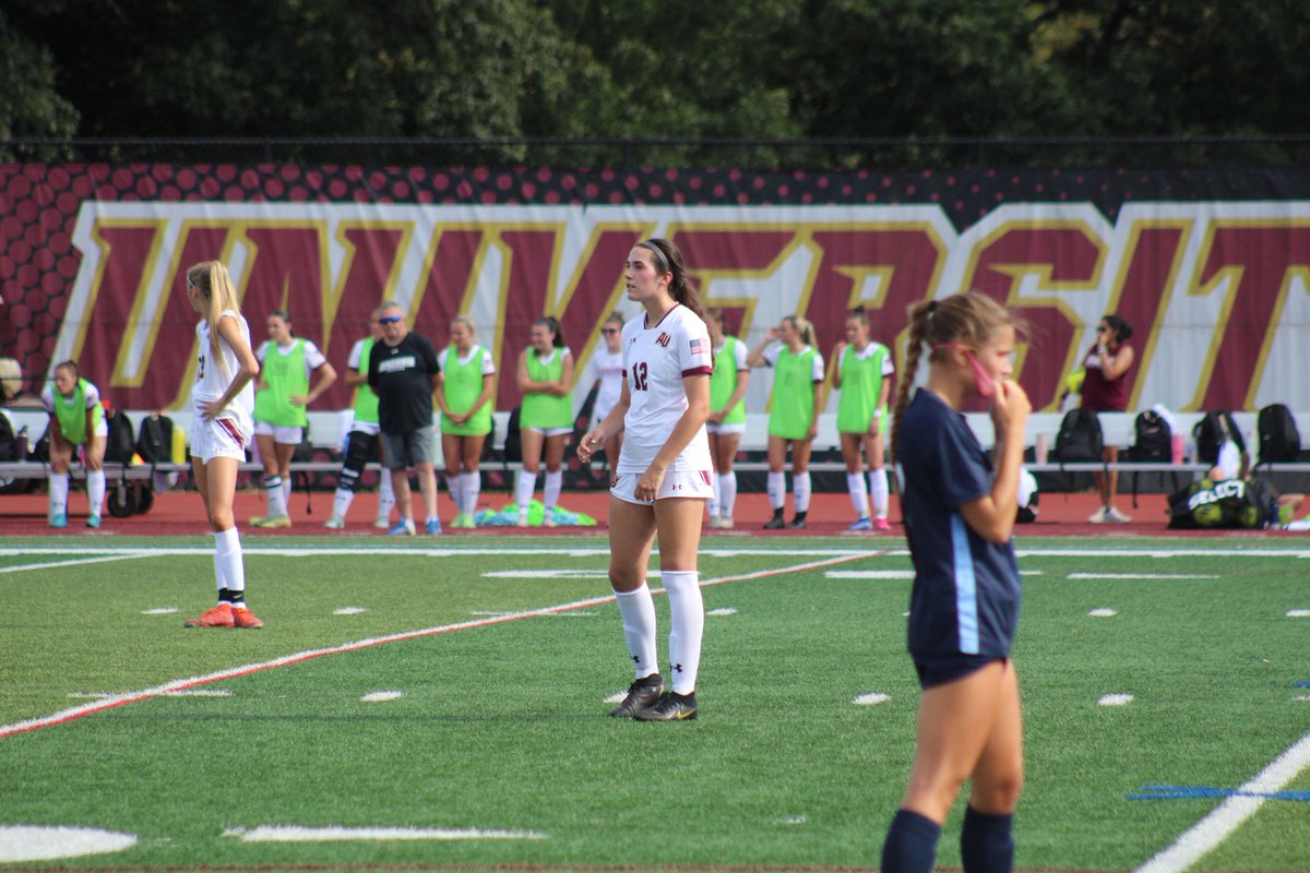 First college soccer game in the books!!  Proud of you <a href="/abbystair1/">abbystair</a>  ❤️💛⚽️