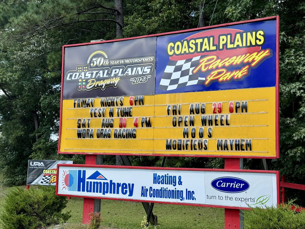 Bob Dillner (@bobdillner) on Twitter photo Wonderful weekend working races by North Carolina’s Crystal Coast.
<a href="/carteretcoswy/">Bobby Watson's Carteret Speedway</a> & Coastal Plains Raceway are wonderfully unique facilities every fan needs to experience. Loved seeing all the fans too!
I even got a chance to see some local drag racing which was awesome! Wonderful weekend working races by North Carolina’s Crystal Coast.
<a href="/carteretcoswy/">Bobby Watson's Carteret Speedway</a> & Coastal Plains Raceway are wonderfully unique facilities every fan needs to experience. Loved seeing all the fans too!
I even got a chance to see some local drag racing which was awesome!