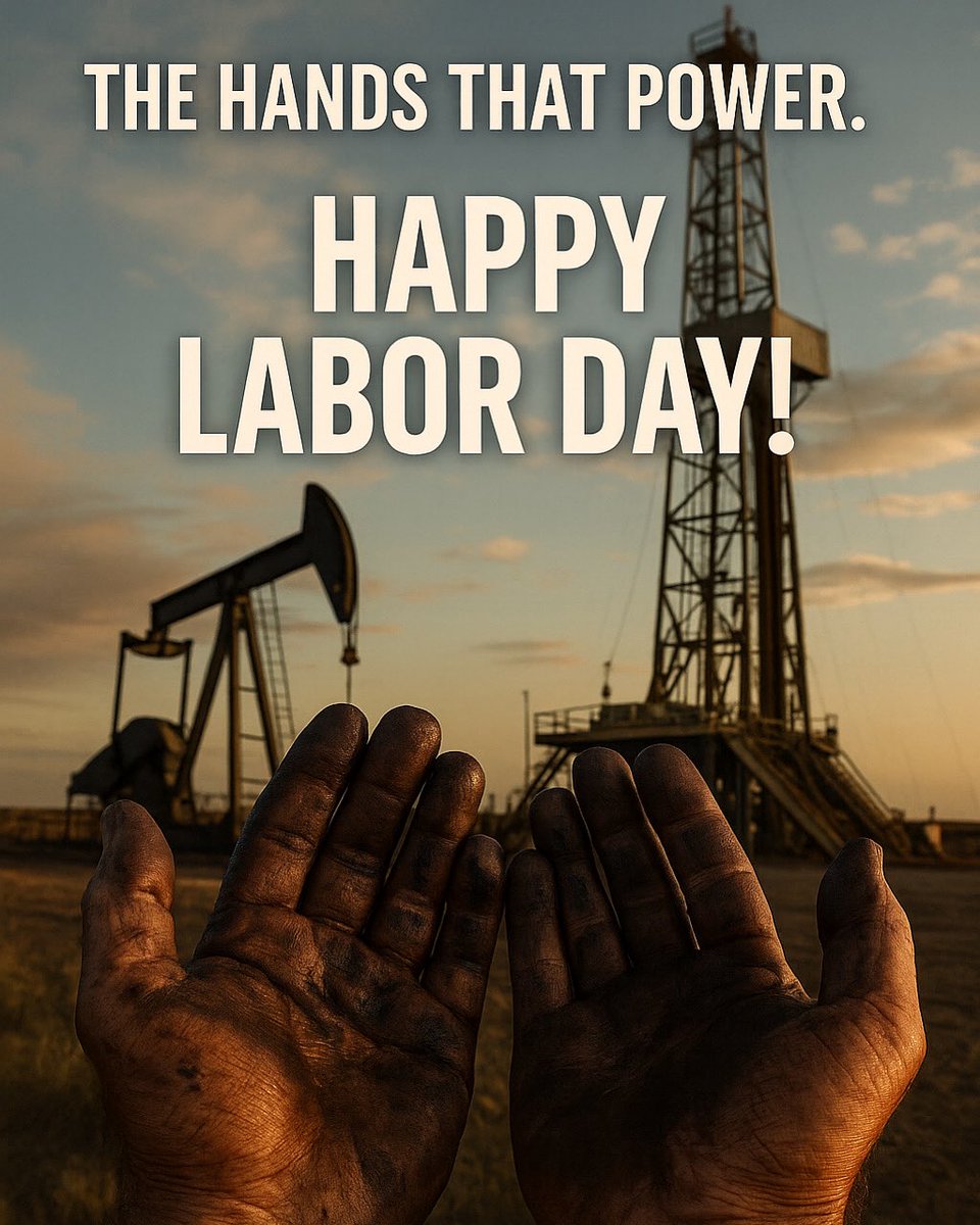 Drill 1881 (@drill1881) on Twitter photo Happy Labor Day to all those that power the world!
#texas #oilandgas #oil #oilprice
Drill1881.com Happy Labor Day to all those that power the world!
#texas #oilandgas #oil #oilprice
Drill1881.com