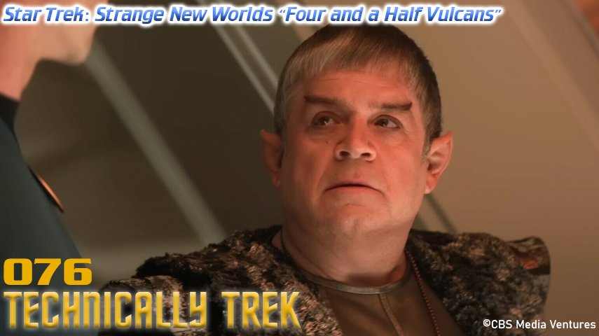 TechnicallyTrek's tweet image. Tune in tonight at 5pm PT where we discuss the recent episode of #StrangeNewWorlds on #TechnicallyTrek ... and the hilarious post-credits scene. Missed that? Watch it ASAP! streamyard.com/fsr22wjay9 bit.ly/tektrek