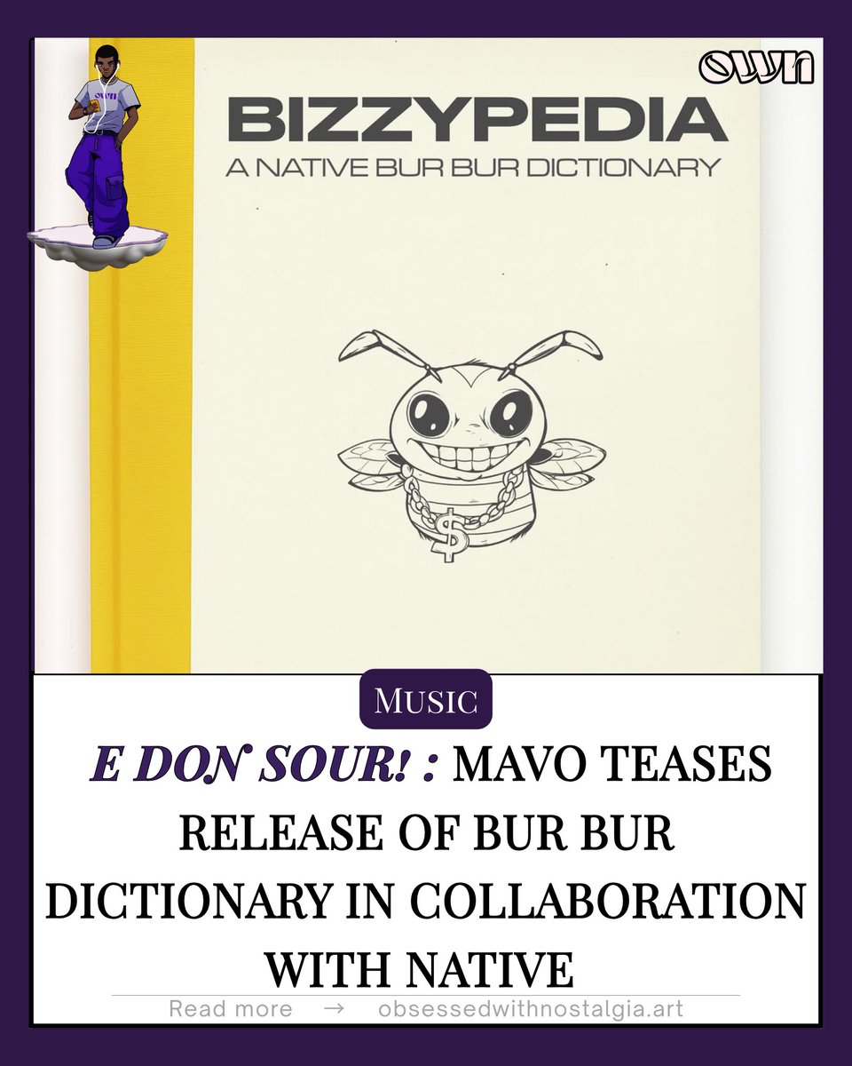 TheOWNMag's tweet photo. @mavoswago announces the Native bur bur Dictionary Vol 1📖 with a publication date pending❗️Burti Language only‼️ https://t.co/g0lAtfKnQm