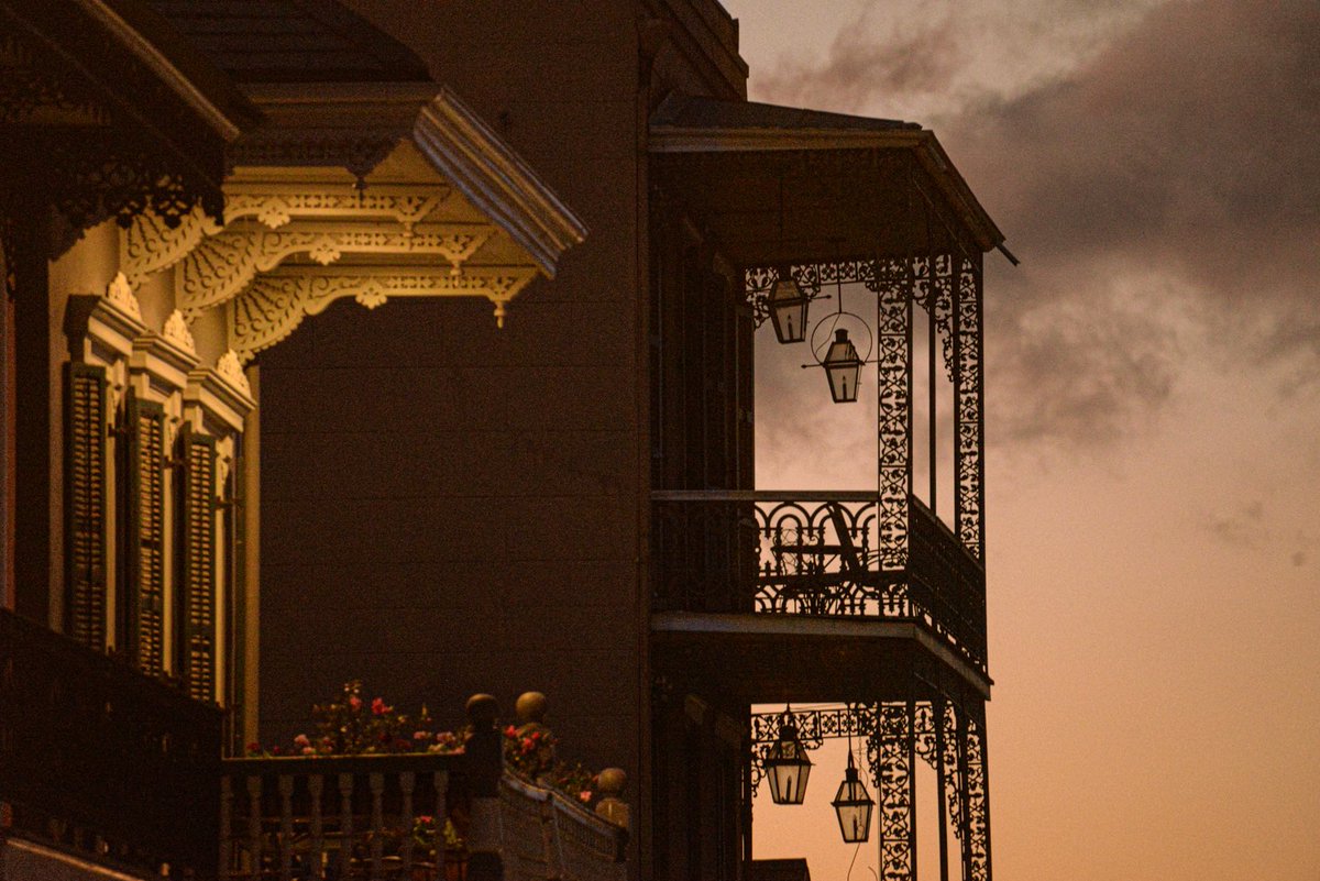 Twilight over St Philip Street, New Orleans