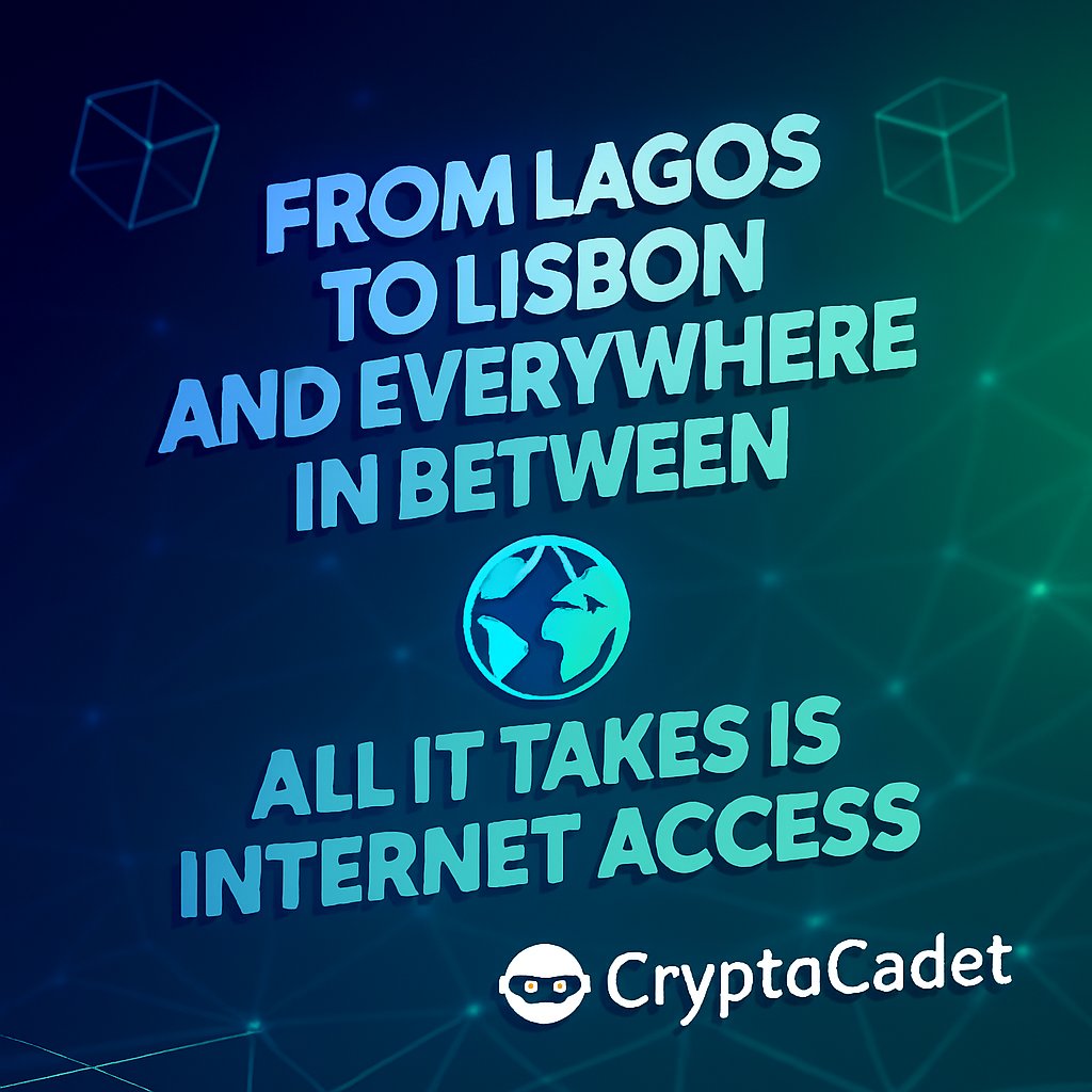 muharmmard Nárfïü (@mnarfiu) on Twitter photo <a href="/Cryptocadetapp/">Crypto Cadet</a> <a href="/FeedTheWorldFW/">Feed The World $FW</a> No limit border, u just need internet and we would connect u to everywhere, from the city of the legend 🐐⚽ Lisbon to the city of the giant 🇳🇬 Lagos . Faster like the $SOL or $SUI . It only happens on <a href="/Cryptocadetapp/">Crypto Cadet</a> . <a href="/Cryptocadetapp/">Crypto Cadet</a> <a href="/FeedTheWorldFW/">Feed The World $FW</a> No limit border, u just need internet and we would connect u to everywhere, from the city of the legend 🐐⚽ Lisbon to the city of the giant 🇳🇬 Lagos . Faster like the $SOL or $SUI . It only happens on <a href="/Cryptocadetapp/">Crypto Cadet</a> .