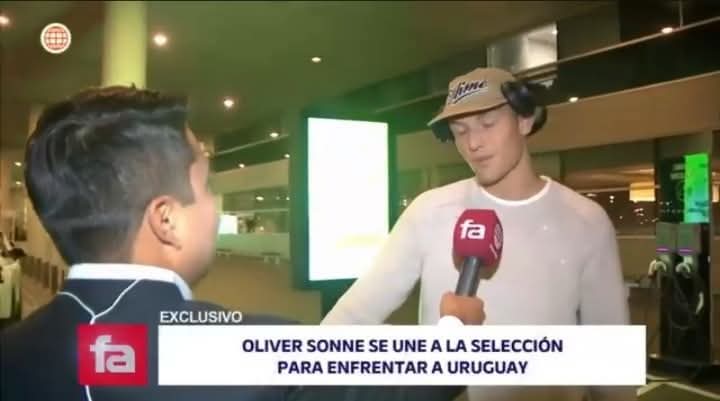 Jugó el sábado en la Premier League e hizo de todo para sumarse a la selección en tiempo récord, a pesar de depender de un milagro para clasificar al mundial se nota quienes de verdad están comprometidos con la selección, Oliver Sonne un referente de la nueva generación 🇵🇪🍷