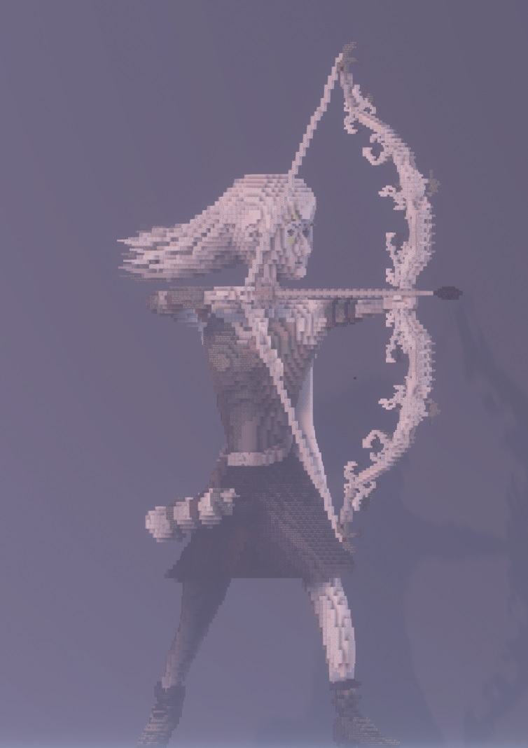 Infernep857's tweet image. Buenas. Les comparto una estatua que estuve haciendo este dia para prcticar orgánicos y sombreado. Es una simple arquera la cual no es perfecta, pero para ser el primer intento de un orgánico, debo decir que estoy muy contento. Pueden comentarme y compartir si lo desean. Gracias!