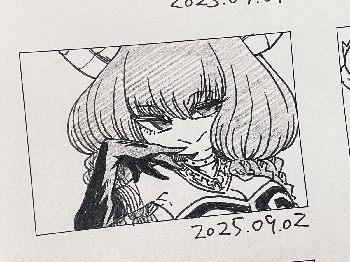 定期的に描くって事はしっかりアウラ好きなんだなぁと実感する 