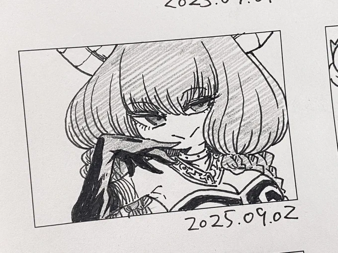 定期的に描くって事はしっかりアウラ好きなんだなぁと実感する 
