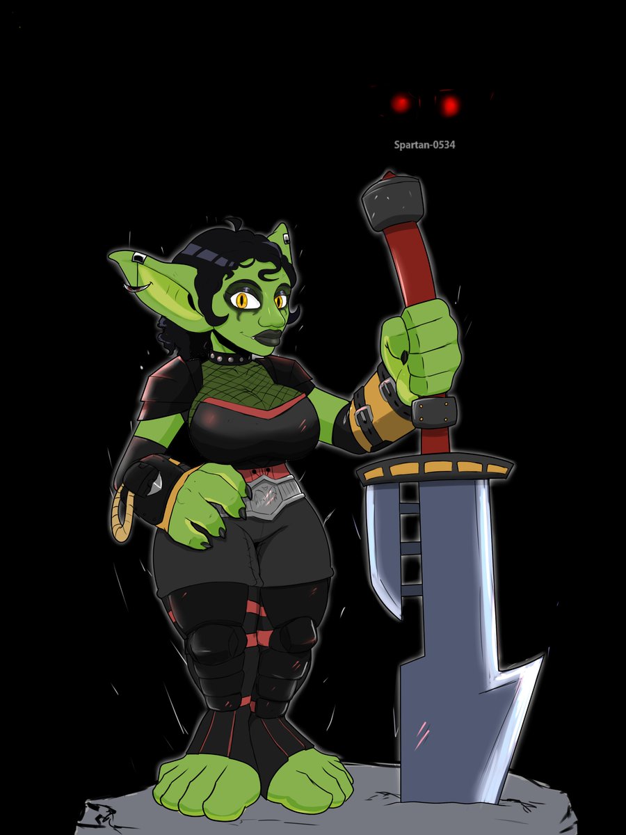 en la edad de las velas, en esa epoca dificilmente registrada, extrañamente hay la nota de que se avistaba un Goblin notablemente civilizado, pero generalmente cuando se mostraba era para distraerte del verdadero peligro.

#myoc #myartwork #goblin