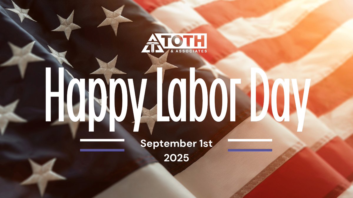 Toth & Associates (@tothassoc) on Twitter photo Happy Labor Day! We appreciate all the contributions that workers do, have done, and will continue to do. This weekend, we hope you’ve had a chance to relax and recharge as we look ahead to the rest of the year!
#LaborDay #Engineering #StrongerCommunities Happy Labor Day! We appreciate all the contributions that workers do, have done, and will continue to do. This weekend, we hope you’ve had a chance to relax and recharge as we look ahead to the rest of the year!
#LaborDay #Engineering #StrongerCommunities