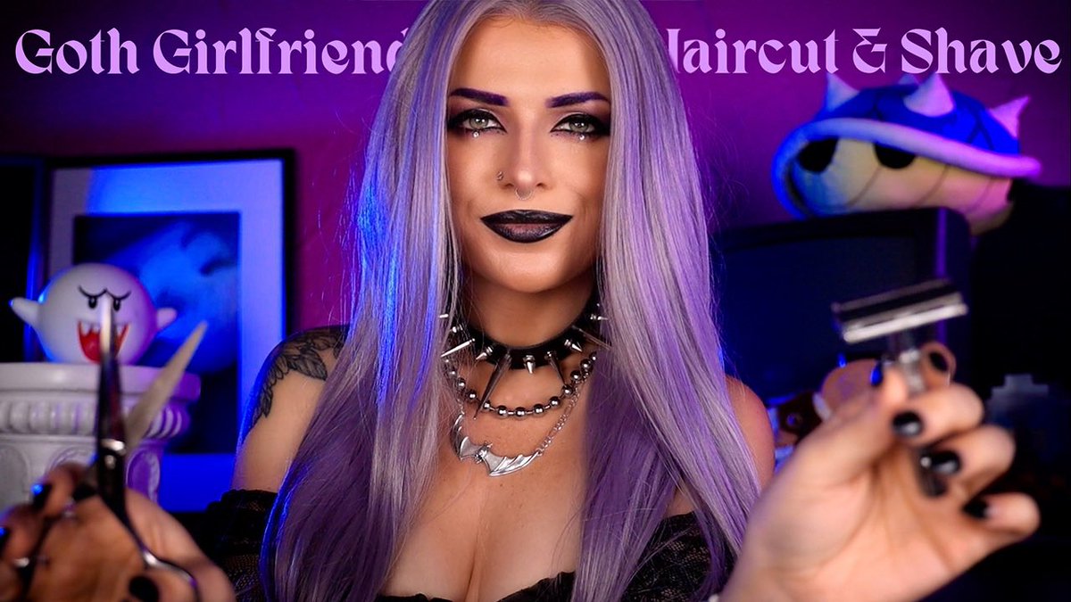 ASMRshanny's tweet image. ASMR  Goth Girlfriend Gives You A Haircut &amp;amp; A Close Shave ✂️ Whisper Roleplay
youtu.be/8VemZ_7DvYY
