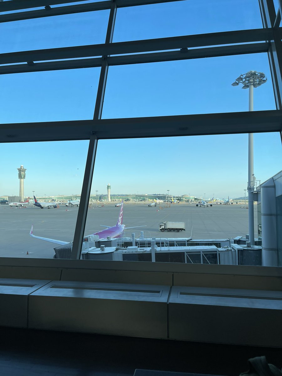 Well South Korea was very cool but now it’s back into the airplane with me