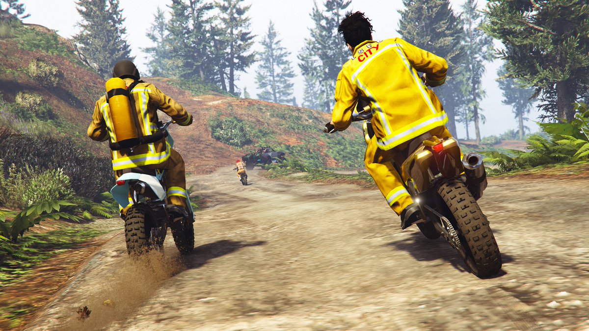 The LAB: Firefighters 🔥

#GTAOnline
#VirtualPhotography
#Snapmatic #SnapmaticArt
#SantaMuerteGang
<a href="/RockstarGames/">Rockstar Games</a>