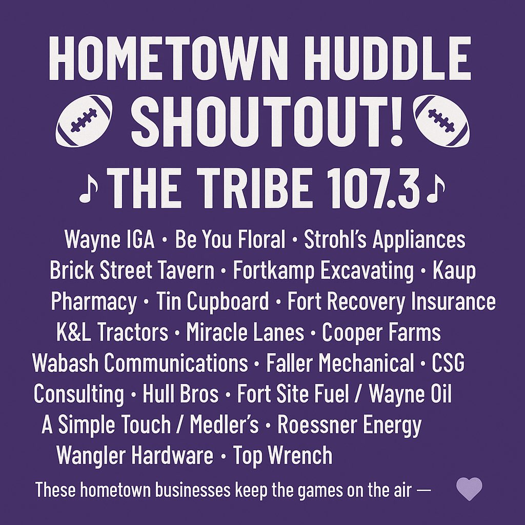 Fort Recovery Radio tweet media