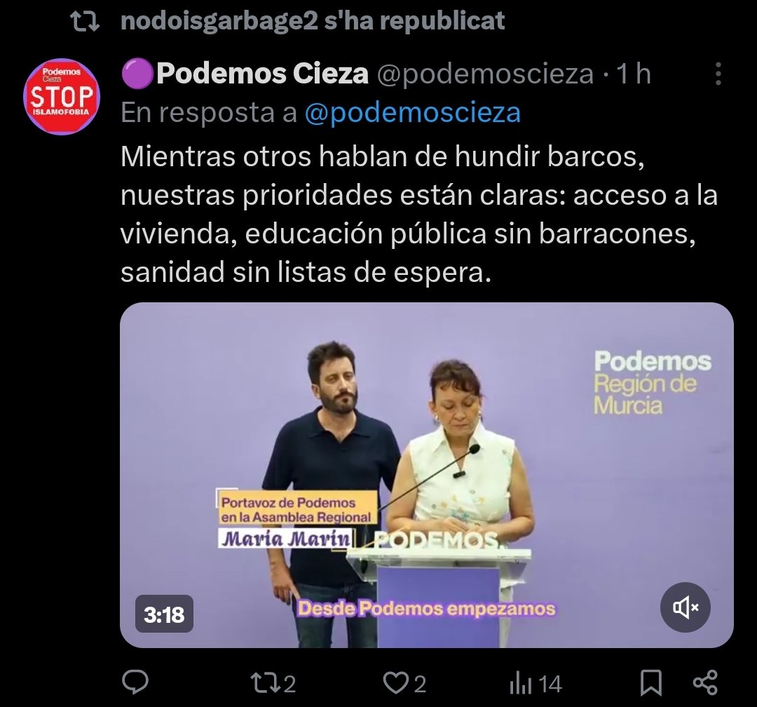 Vaja, un altre rojipardo de Podemos amb el seu típic amor fraternal cap als catalans.

Falangisme fraternal ♥️