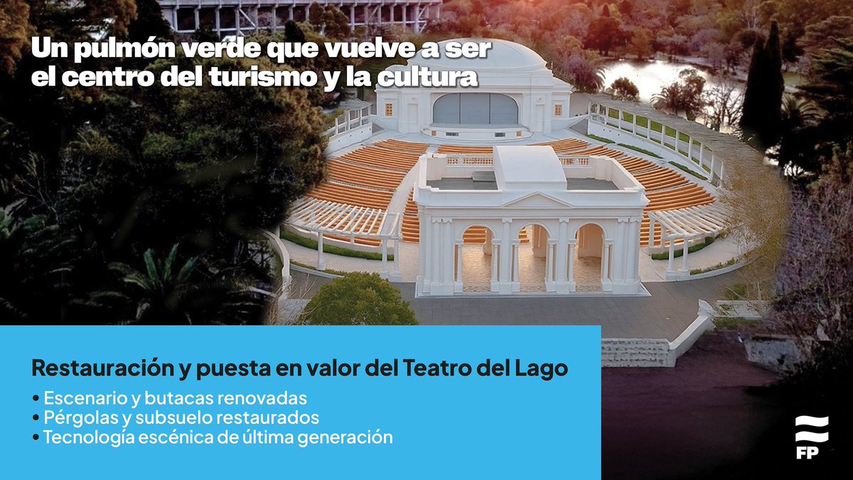 fuerzapatrialp's tweet photo. El corazón verde de La Plata recupera su valor con nuevas obras y espacios renovados.
✅ Sigamos con obras.
#Lista2200 #FuerzaPatriaLaPlata https://t.co/TL0DksQJnj